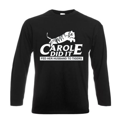 CAROLE DID IT FED | Men's Long Sleeve