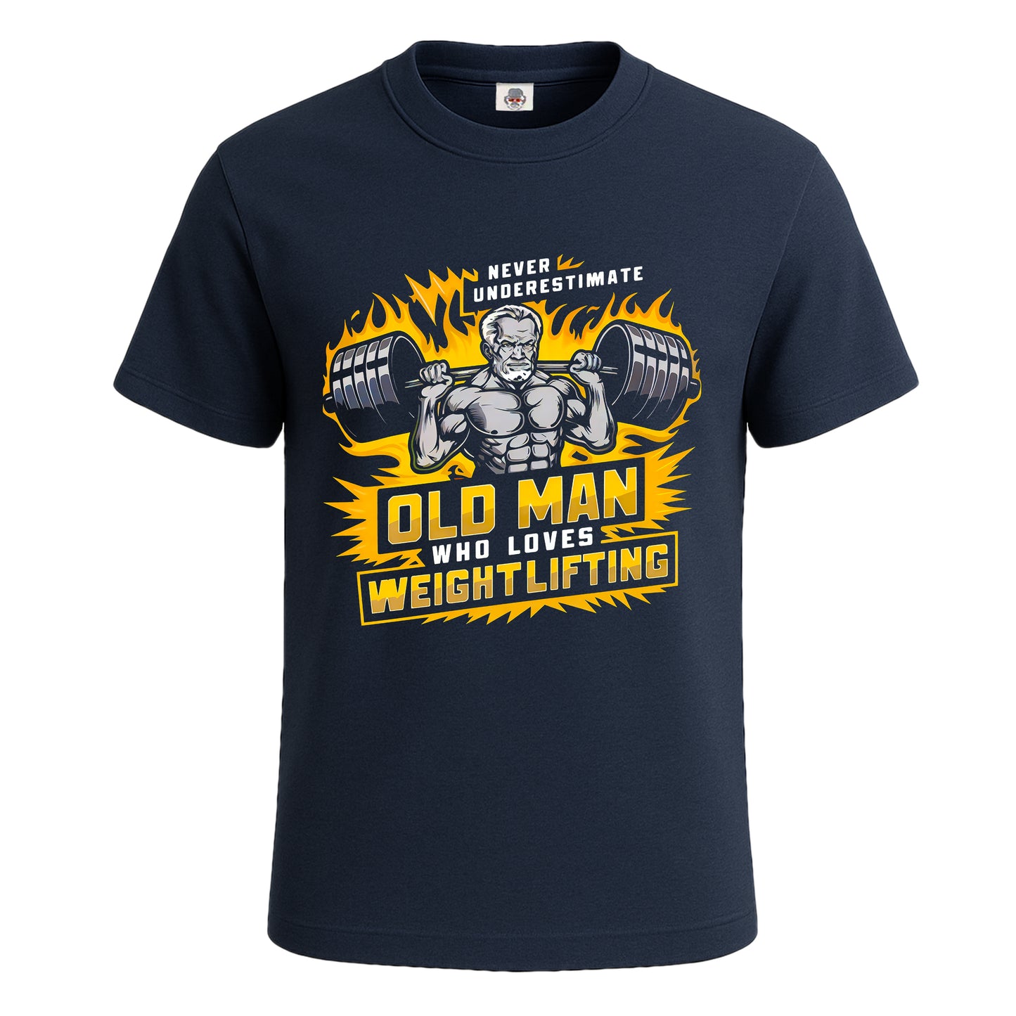 Never Underestimate | T-Shirt For Men's NAVY T-SHIRT Never Underestimate | T-Shirt For Men's