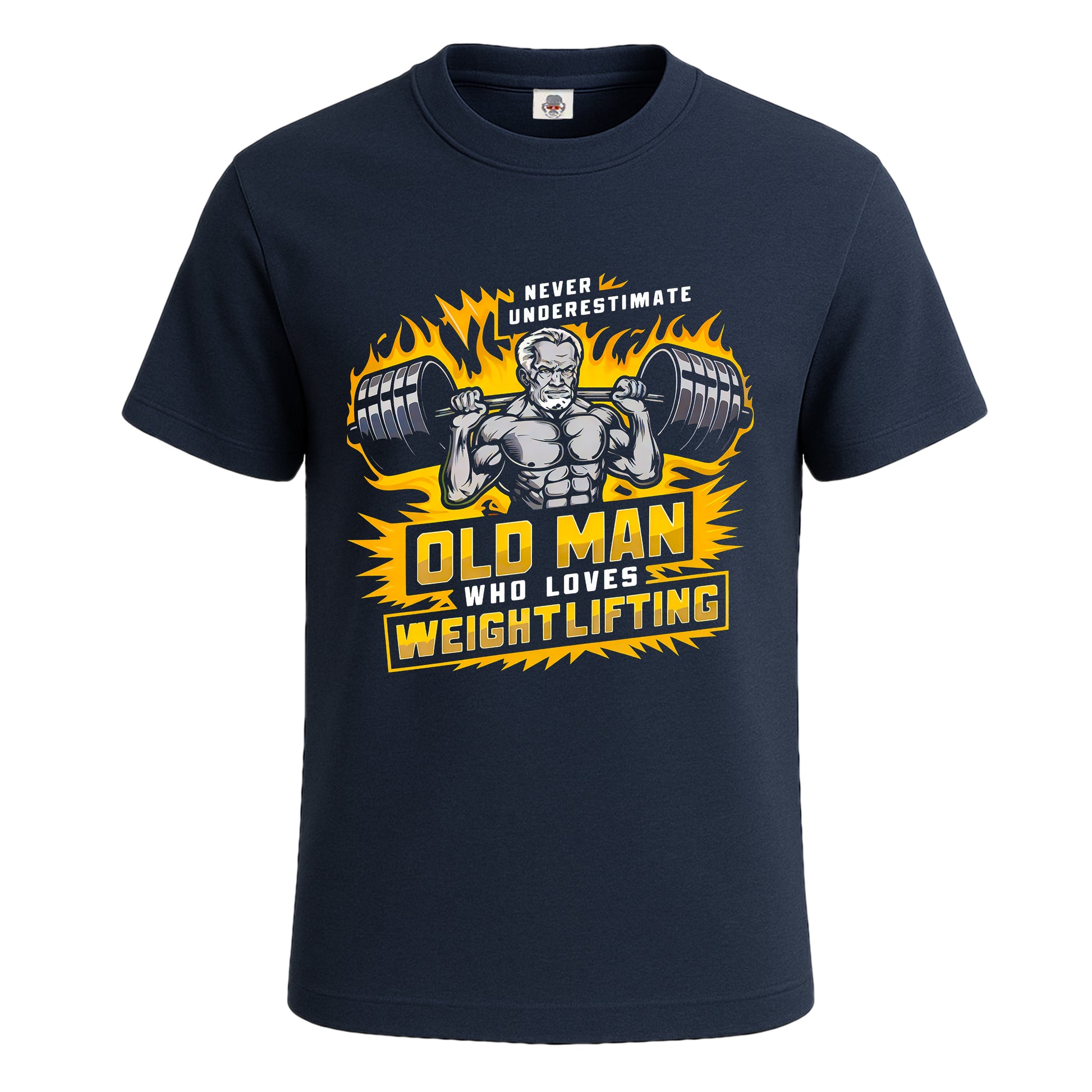 Never Underestimate | T-Shirt For Men's NAVY T-SHIRT Never Underestimate | T-Shirt For Men's