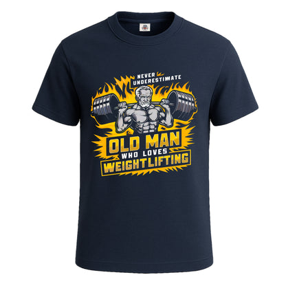 Never Underestimate | T-Shirt For Men's NAVY T-SHIRT Never Underestimate | T-Shirt For Men's
