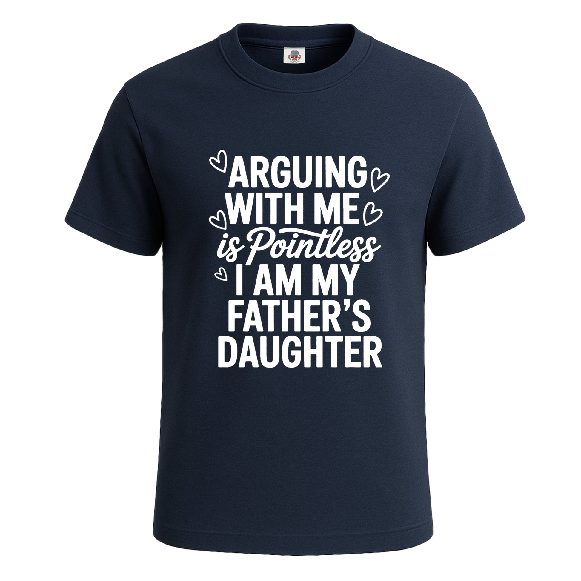 Arguing With Me Is Pointless | T-Shirt For Men's NAVY T-SHIRT Arguing With Me Is Pointless | T-Shirt For Men's