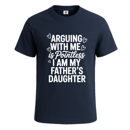 Arguing With Me Is Pointless | T-Shirt For Men's NAVY T-SHIRT Arguing With Me Is Pointless | T-Shirt For Men's