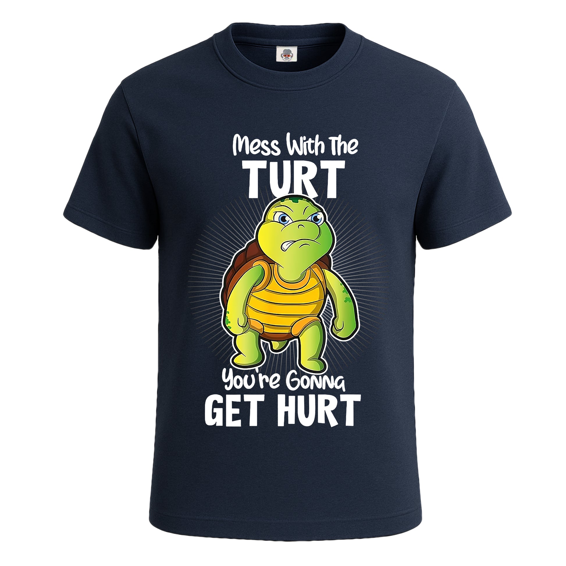 Mess With The Turt | T-Shirt For Men's NAVY T-SHIRT Mess With The Turt | T-Shirt For Men's