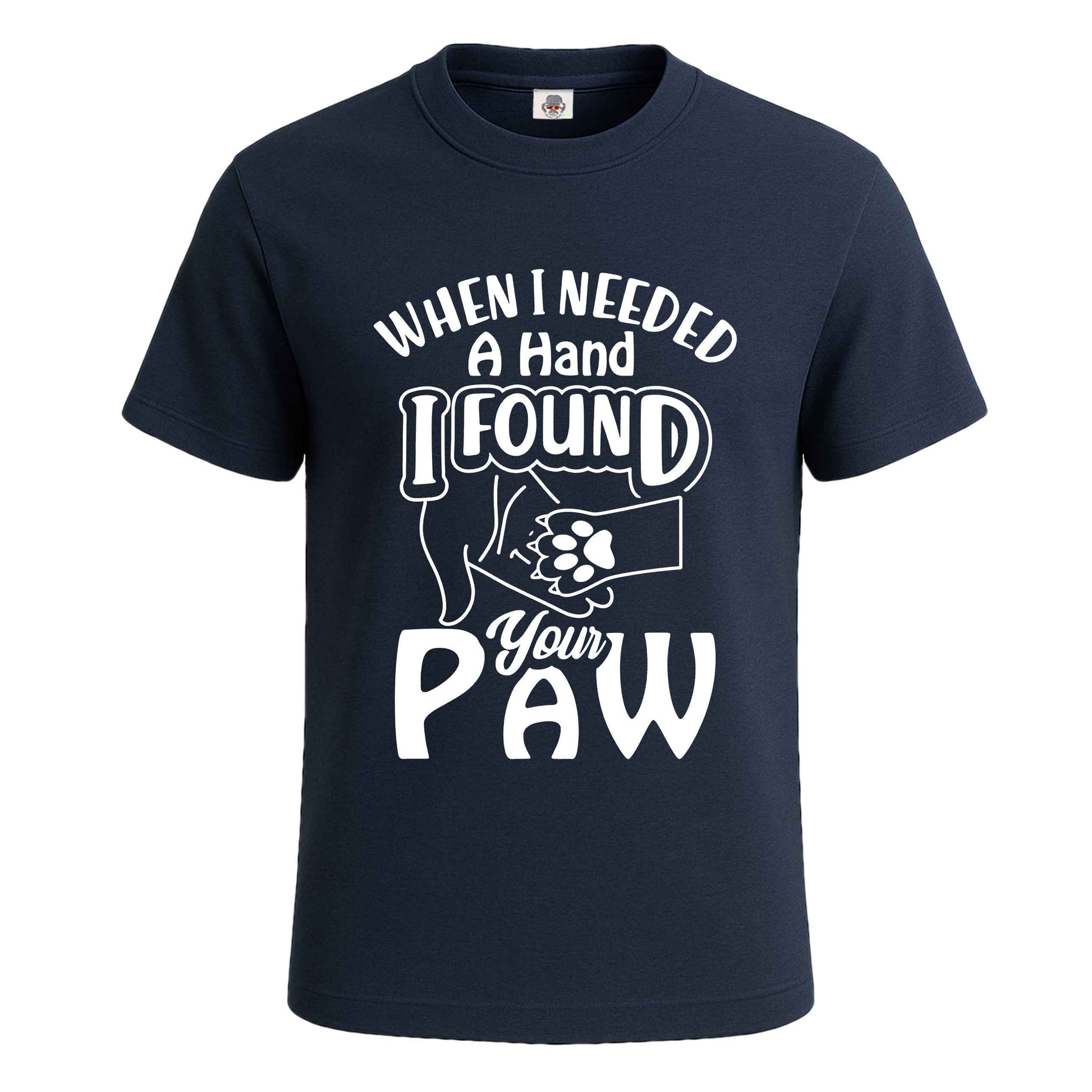 When I Needed A Hand | T-Shirt For Men's NAVY T-SHIRT When I Needed A Hand | T-Shirt For Men's