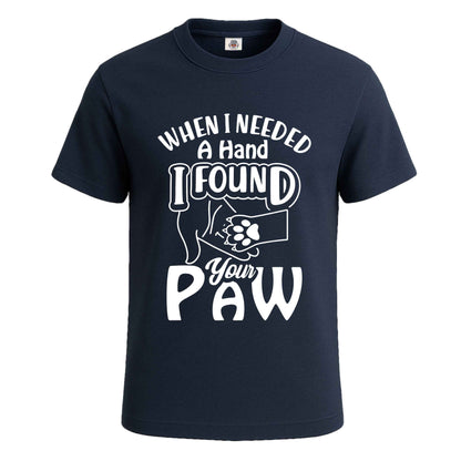 When I Needed A Hand | T-Shirt For Men's NAVY T-SHIRT When I Needed A Hand | T-Shirt For Men's