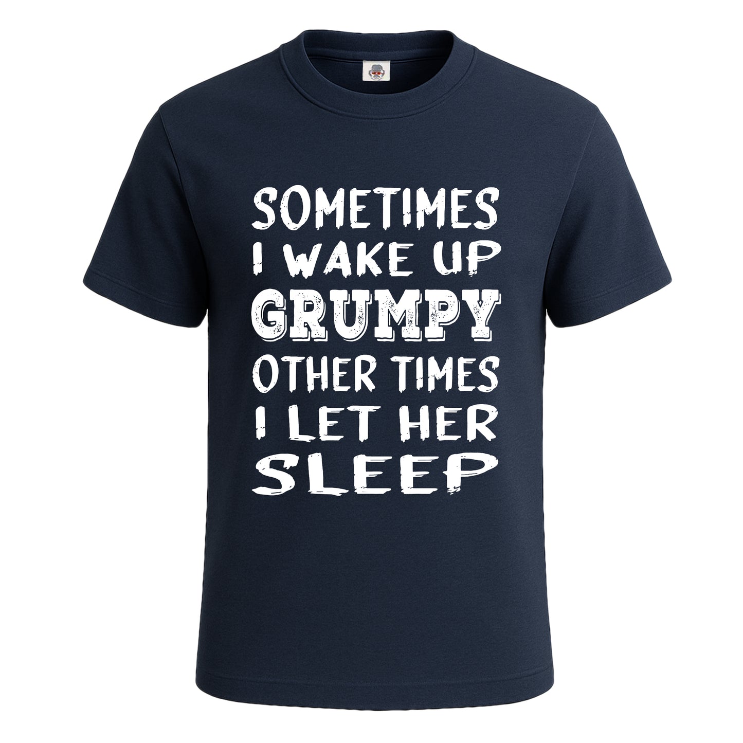 Sometimes I wake Up | T-Shirt For Men's NAVY T-SHIRT Sometimes I wake Up | T-Shirt For Men's