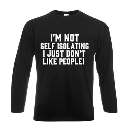I'm Not Social | Men's Long Sleeve