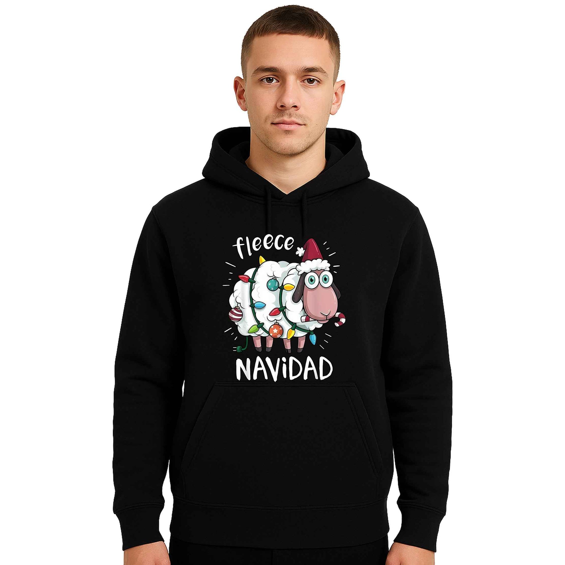 Fleece Feliz Navidad | Hoody For Men's