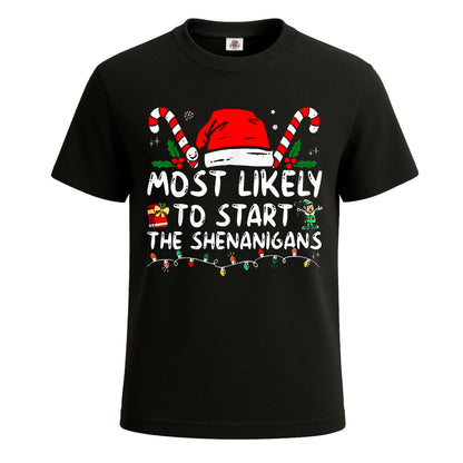 Most Likely To Start |T-Shirt For Men's