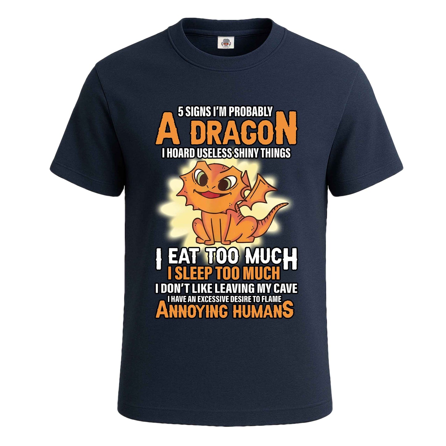 5 Signs I'm Probably | T-Shirt For Men' NAVY T-SHIRT 5 Signs I'm Probably | T-Shirt For Men'