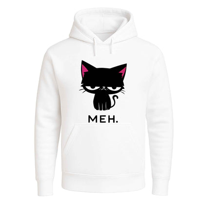 Meh Black Cat Funny | Hoody For Men's