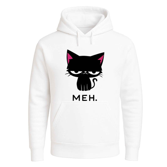 Meh Black Cat Funny | Hoody For Men's