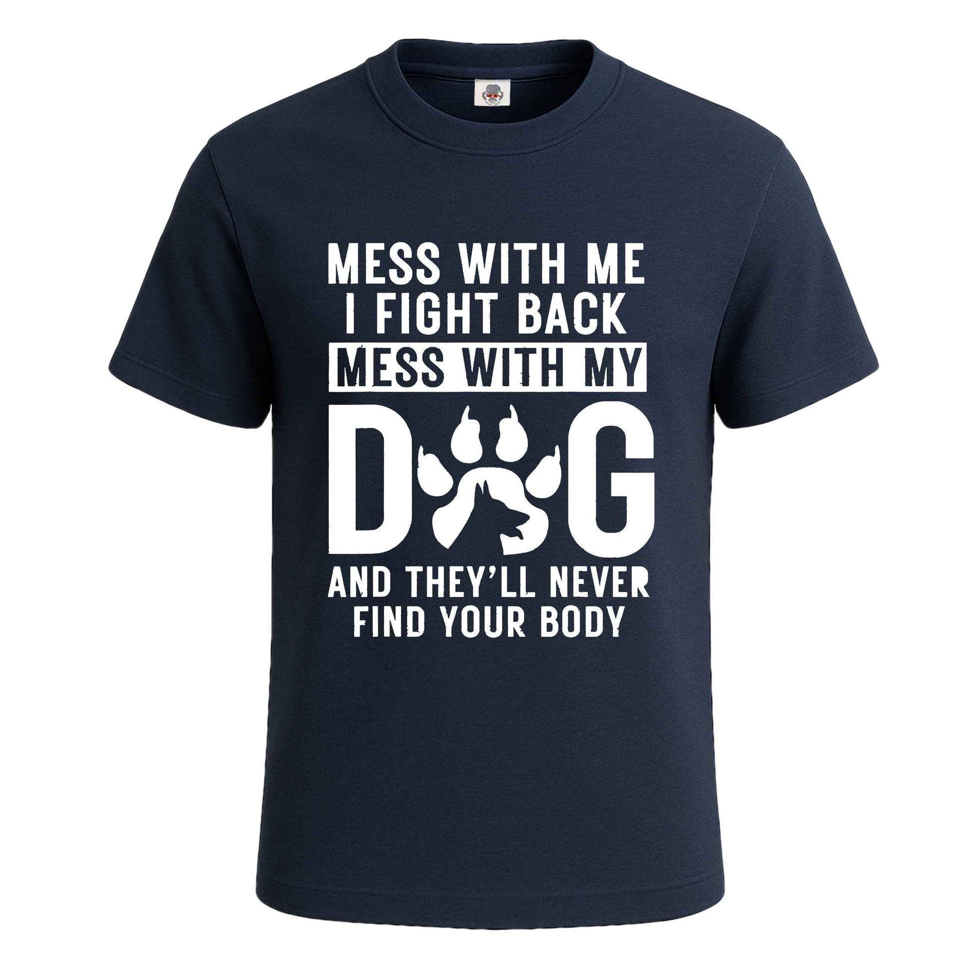 Mess With Me | T-Shirt For Men's NAVY T-SHIRT Mess With Me | T-Shirt For Men's