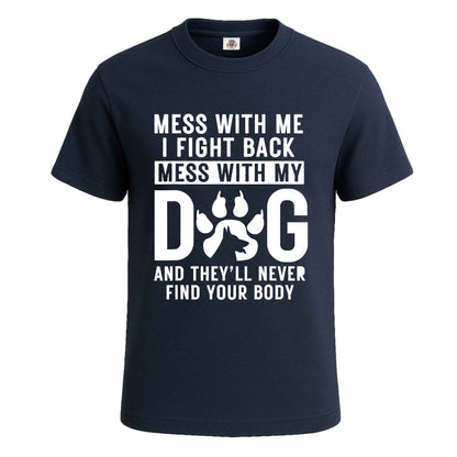 Mess With Me | T-Shirt For Men's NAVY T-SHIRT Mess With Me | T-Shirt For Men's