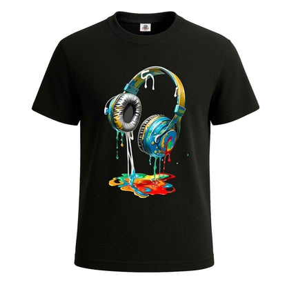 Melting Headphones | T-Shirt For Men's