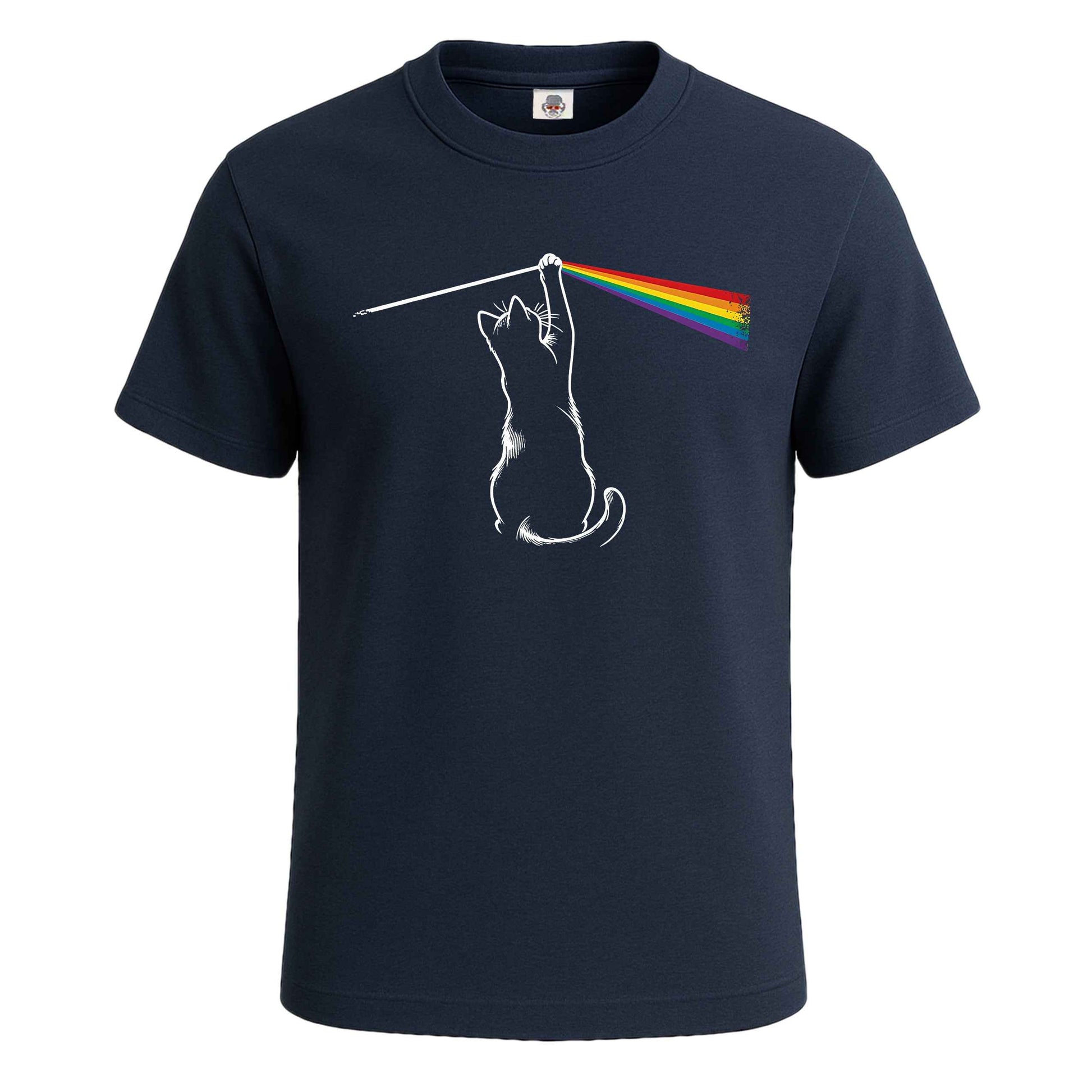 Cat Rainbow Light |T-Shirt For Men's