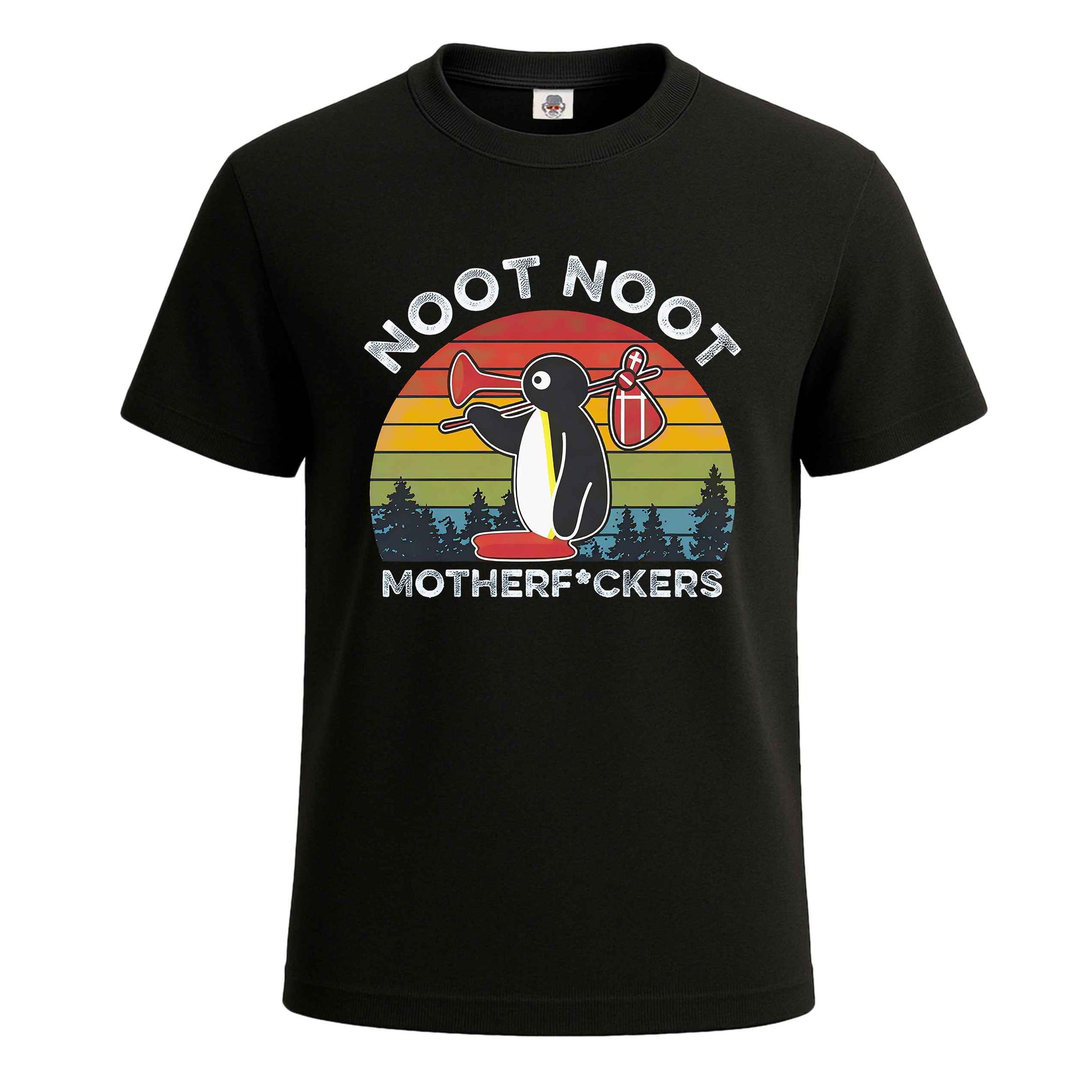 SUNCE Pingu Noot | T-Shirt For Men's BLACK T-SHIRT SUNCE Pingu Noot | T-Shirt For Men's