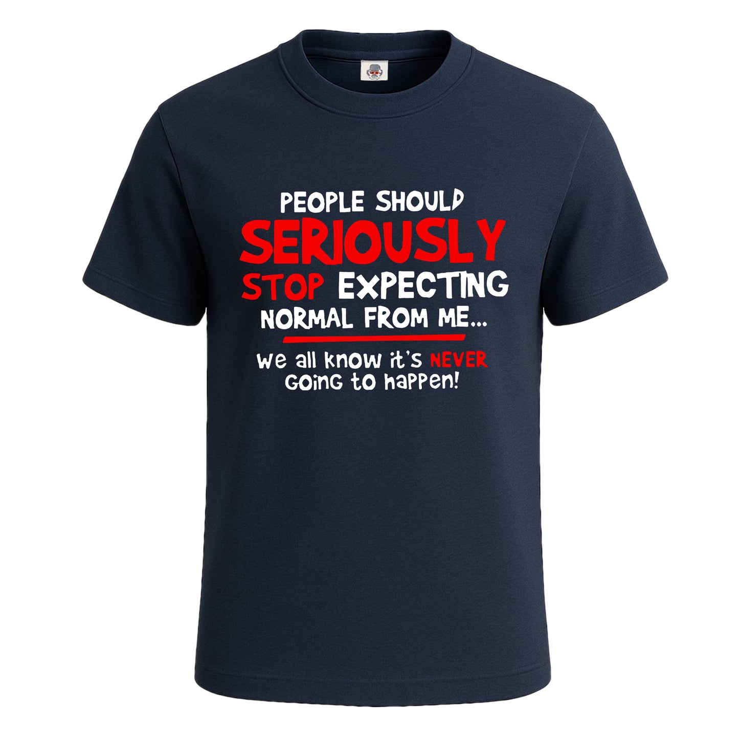 People Should Stop | T-Shirt For Men's NAVY T-SHIRT People Should Stop | T-Shirt For Men's