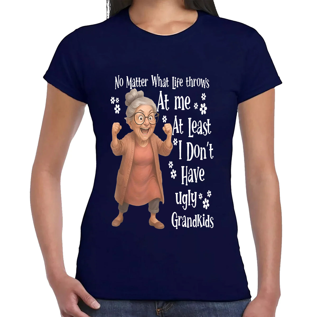 No Matter What Life | LADIES T-SHIRT NAVY T-SHIRT No Matter What Life | LADIES T-SHIRT