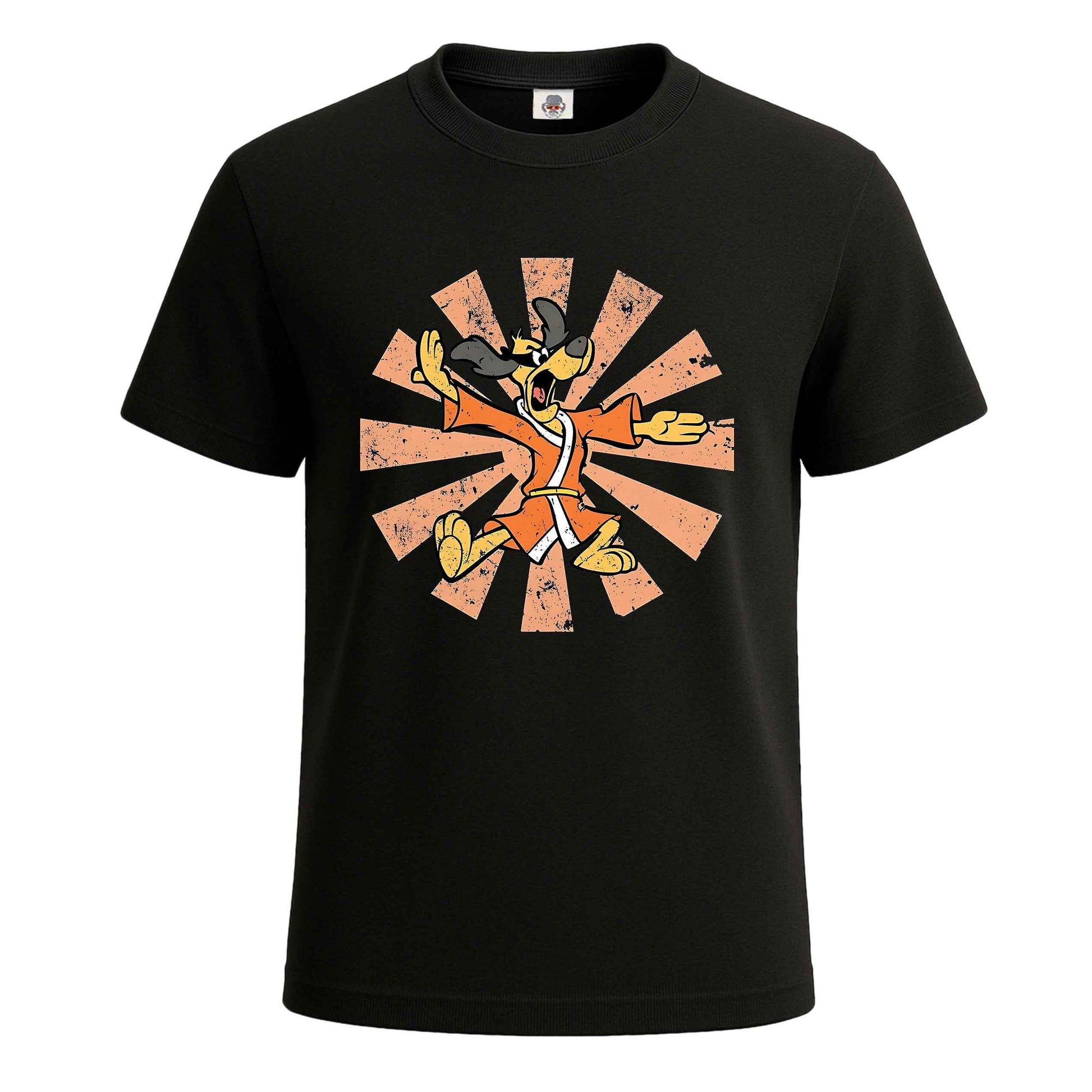 Hong Kong Phooey Retro | T-Shirt For Men's BLACK T-SHIRT Hong Kong Phooey Retro | T-Shirt For Men's