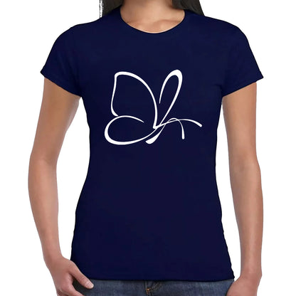 BUTTERFLY OUTLINE | LADIES T-SHIRT