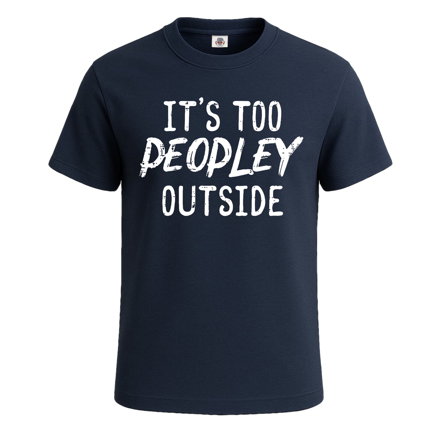 It's to Peopley Outside | T-Shirt For Men's NAVY T-SHIRT It's to Peopley Outside | T-Shirt For Men's
