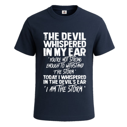 The Devil Whispered In | T-Shirt For Men's