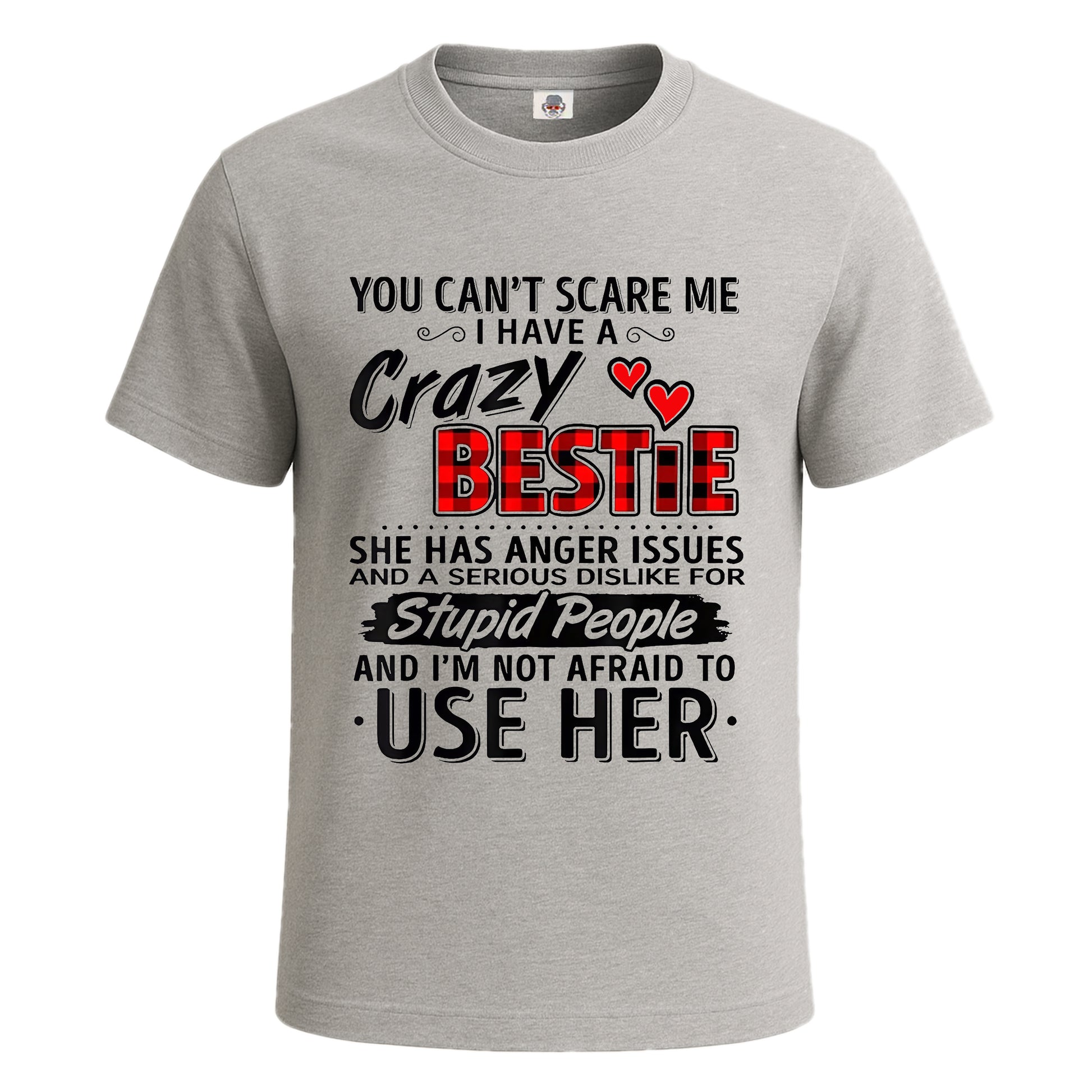 You Can't Scare Me | T-Shirt For Men's SPORT GREY T-SHIRT You Can't Scare Me | T-Shirt For Men's