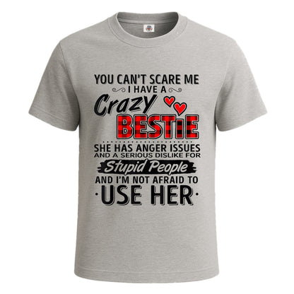 You Can't Scare Me | T-Shirt For Men's SPORT GREY T-SHIRT You Can't Scare Me | T-Shirt For Men's