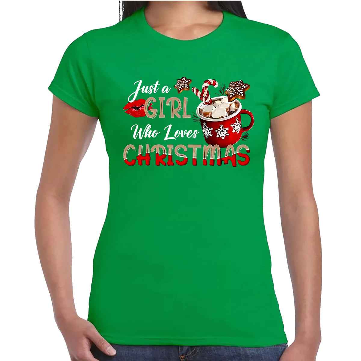 JUST A GIRL WHO | LADIES T-SHIRT