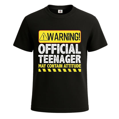 Warning Official Teenager | T-Shirt For Men's