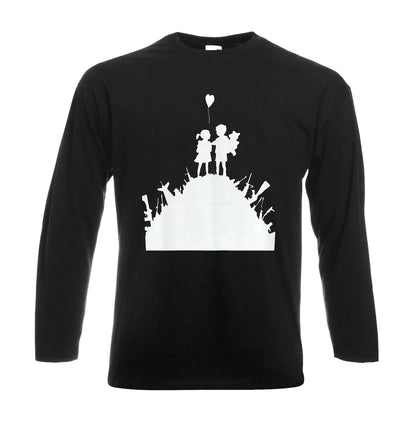 Banksy Kids On | Men's Long Sleeve