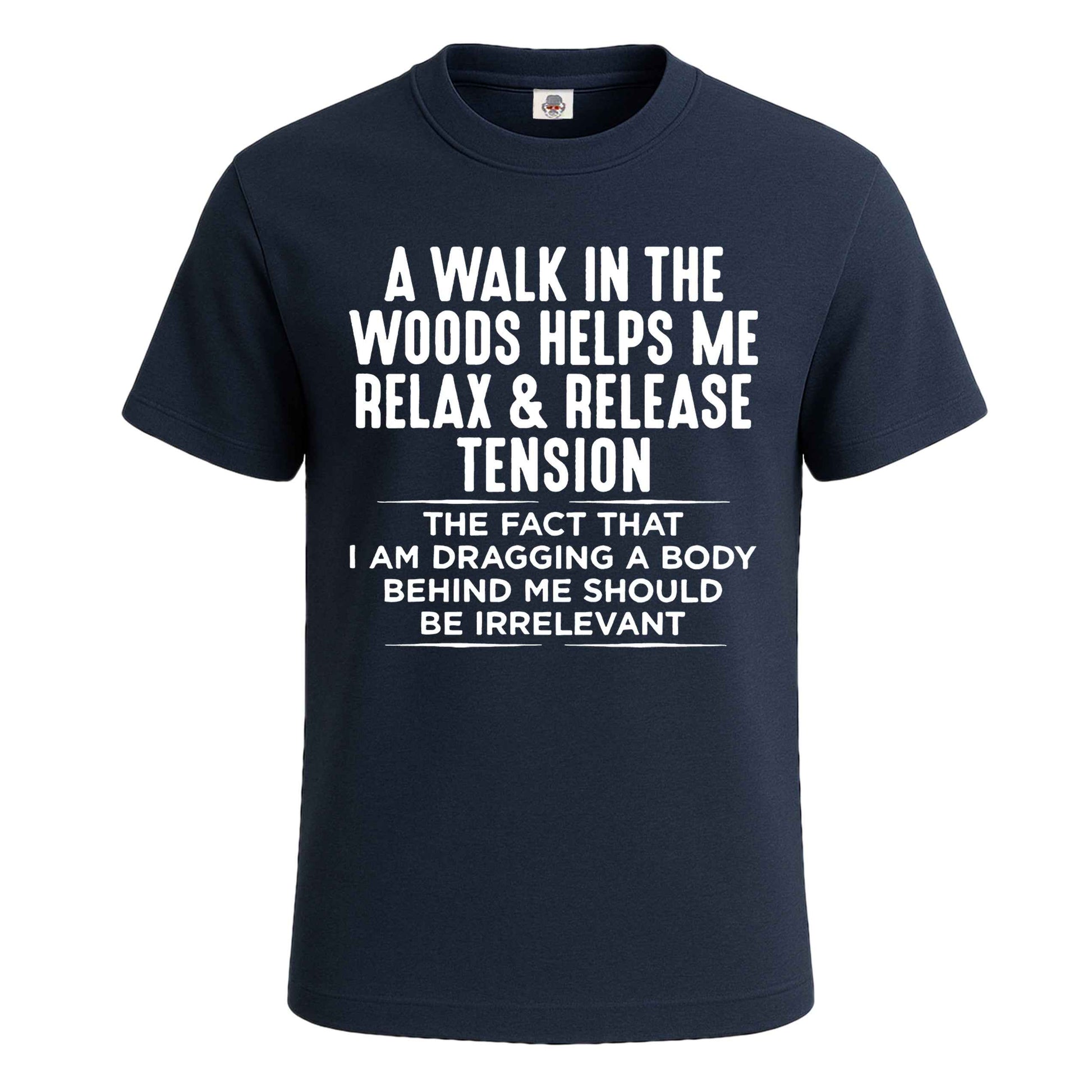 A Walk In The Woods | T-Shirt For Men's NAVY T-SHIRT A Walk In The Woods | T-Shirt For Men's