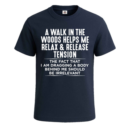 A Walk In The Woods | T-Shirt For Men's NAVY T-SHIRT A Walk In The Woods | T-Shirt For Men's