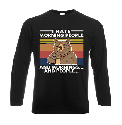 I Hate Morning | Men's Long Sleeve