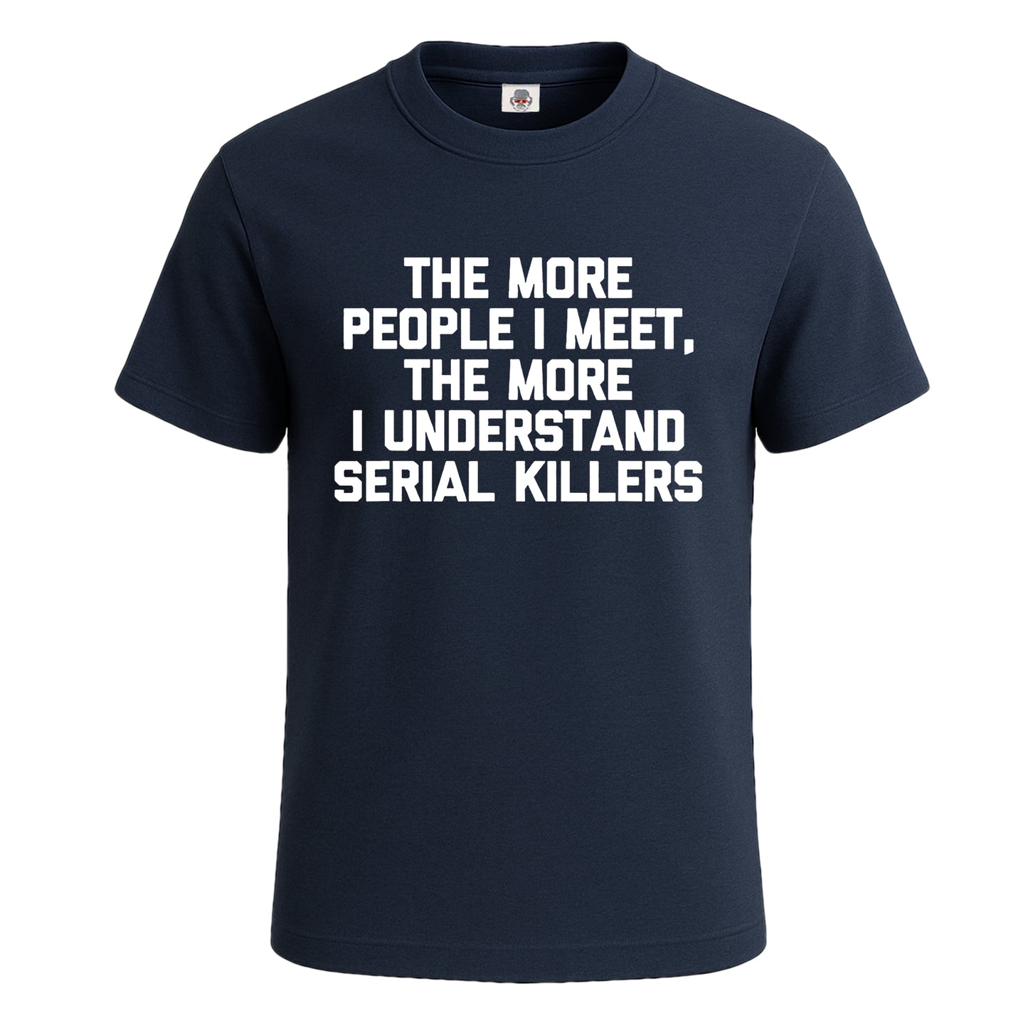 The More People | T-Shirt For Men's NAVY T-SHIRT The More People | T-Shirt For Men's