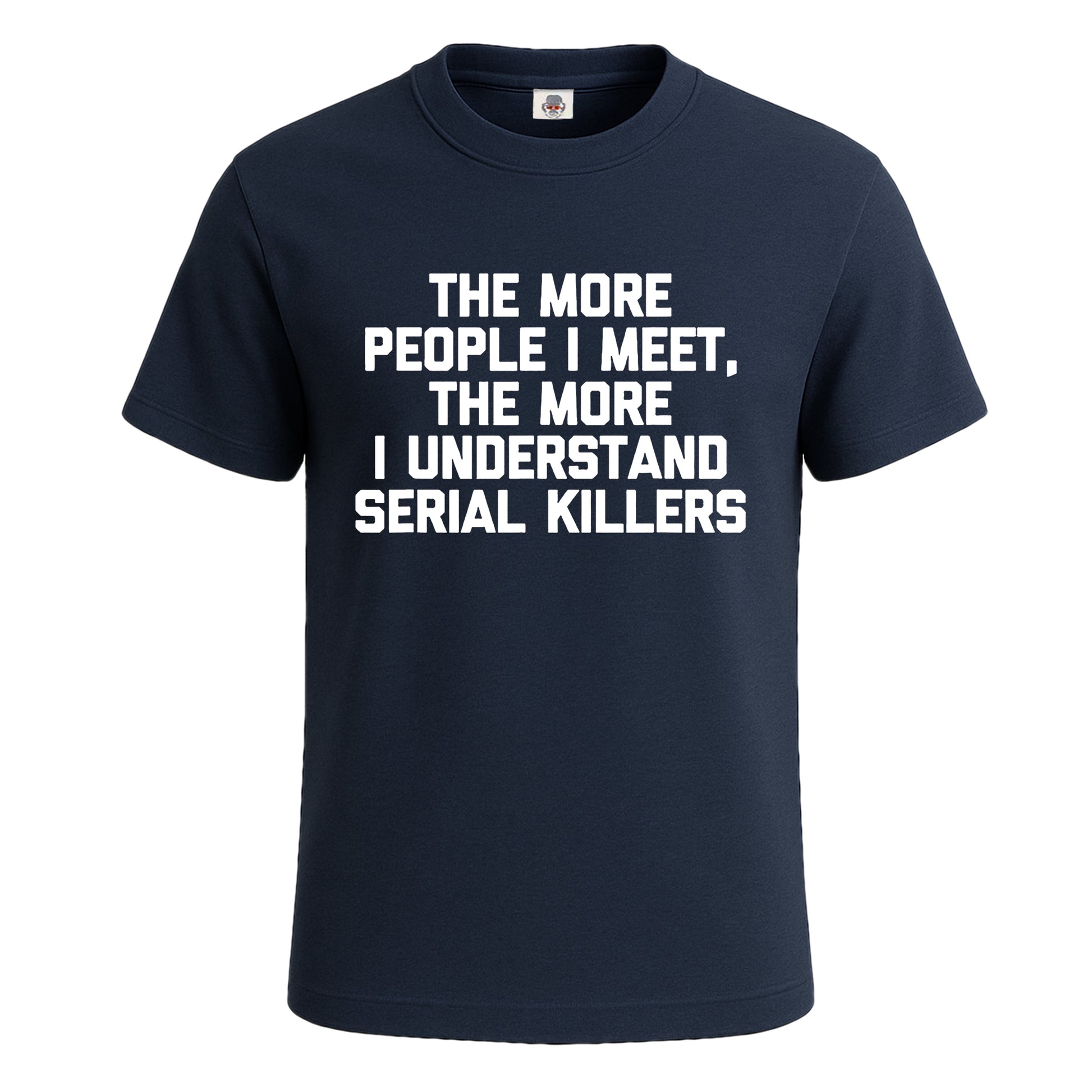 The More People | T-Shirt For Men's NAVY T-SHIRT The More People | T-Shirt For Men's