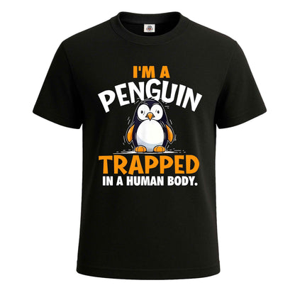 I'm A Penguins | T-Shirt For Men's BLACK T-SHIRT I'm A Penguins | T-Shirt For Men's