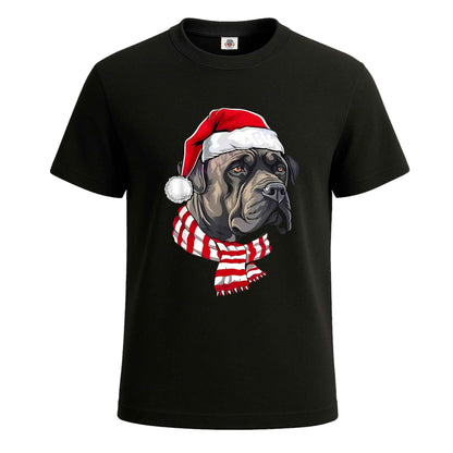 Xmas Bulldog Santat |T-Shirt For Men's