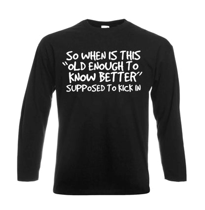 So When Is This | Men's Long Sleeve