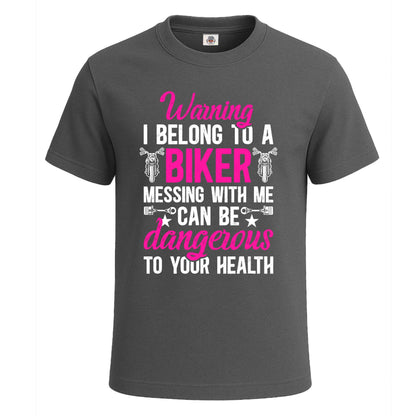 Warning I Belong| T-Shirt For Men's Charcoal Warning I Belong| T-Shirt For Men's