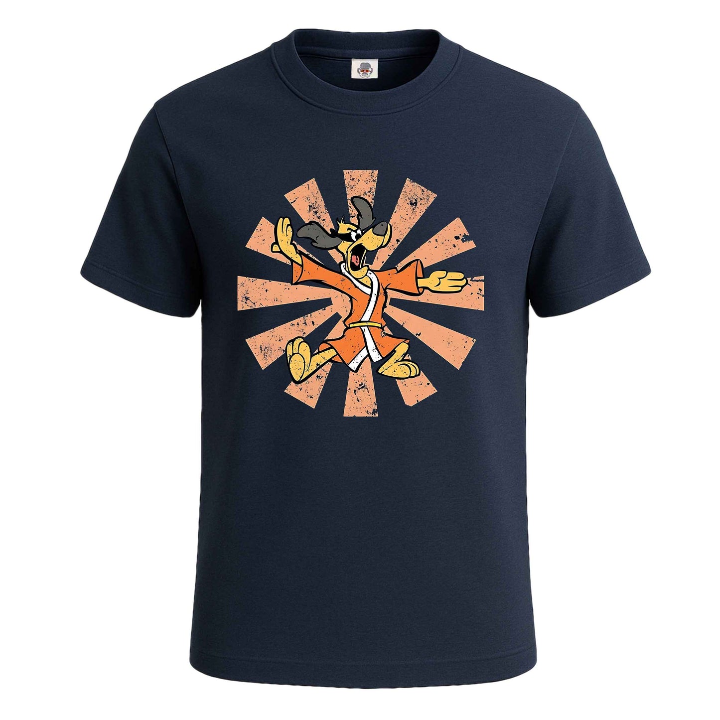 Hong Kong Phooey Retro | T-Shirt For Men's NAVY T-SHIRT Hong Kong Phooey Retro | T-Shirt For Men's