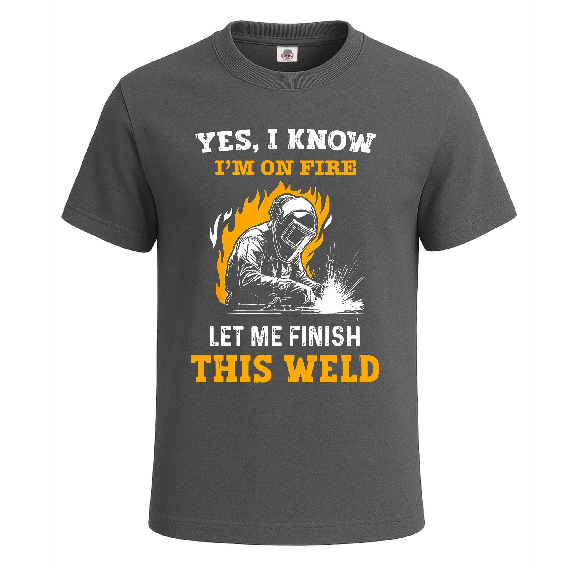Yes I Know I'm On Fire | T-Shirt For Men's Charcoal Yes I Know I'm On Fire | T-Shirt For Men's