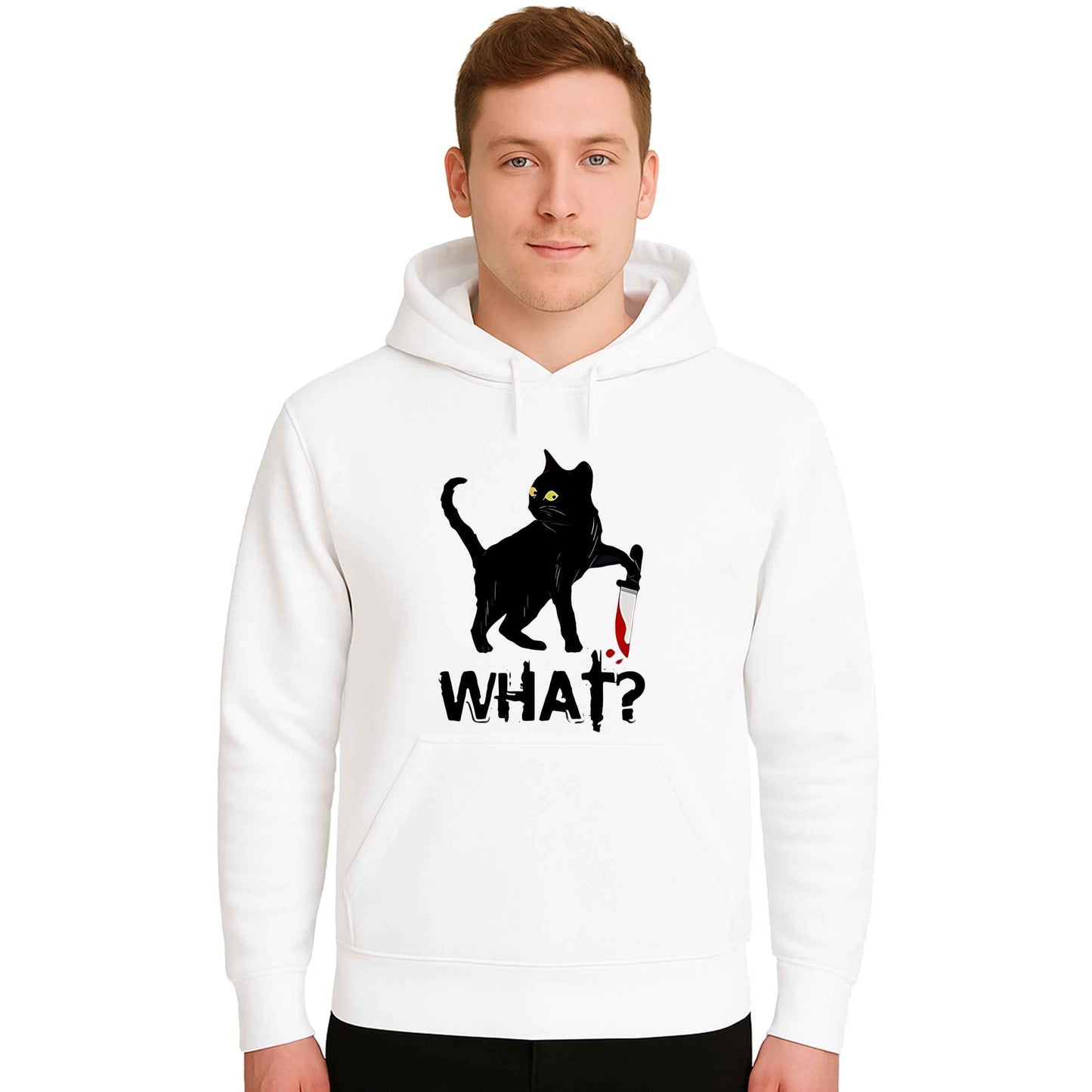 Cat What? Black Killer | Hoody For Men's