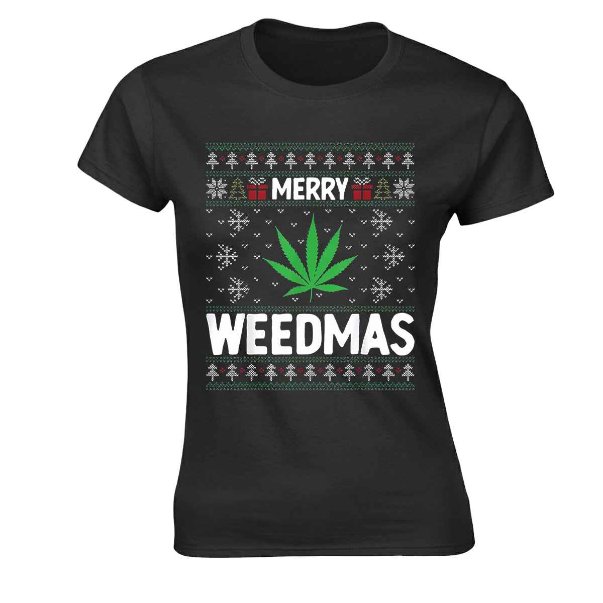 Merry Weedmas | LADIES T-SHIRT