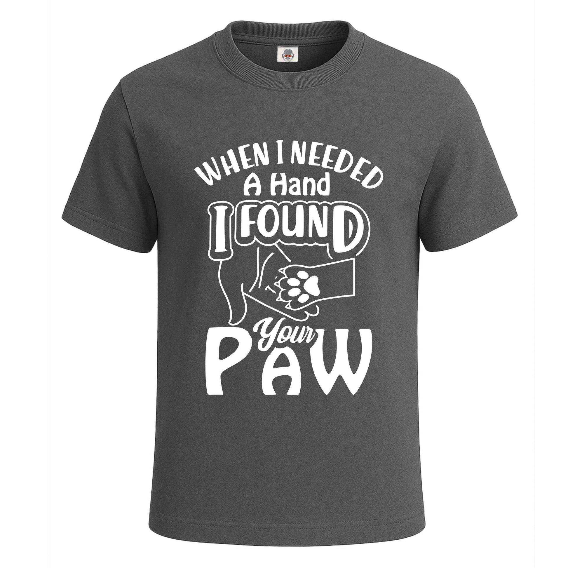 When I Needed A Hand | T-Shirt For Men's Charcoal When I Needed A Hand | T-Shirt For Men's