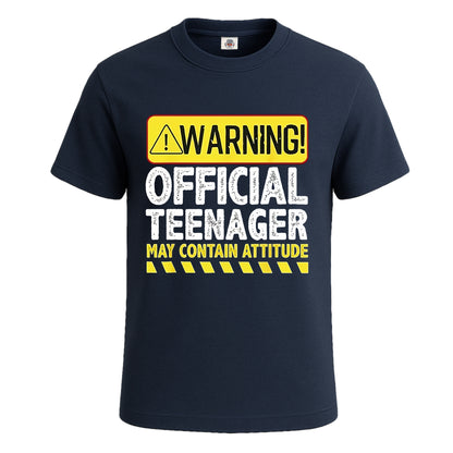 Warning Official Teenager | T-Shirt For Men's