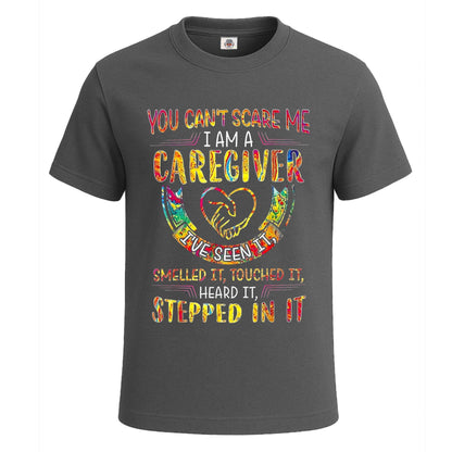 You Can't Scare Me | T-Shirt For Men's Charcoal You Can't Scare Me | T-Shirt For Men's