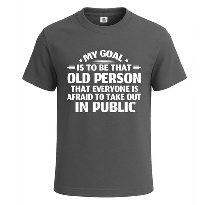 My Goal is To Be That | T-Shirt For Men's Charcoal My Goal is To Be That | T-Shirt For Men's