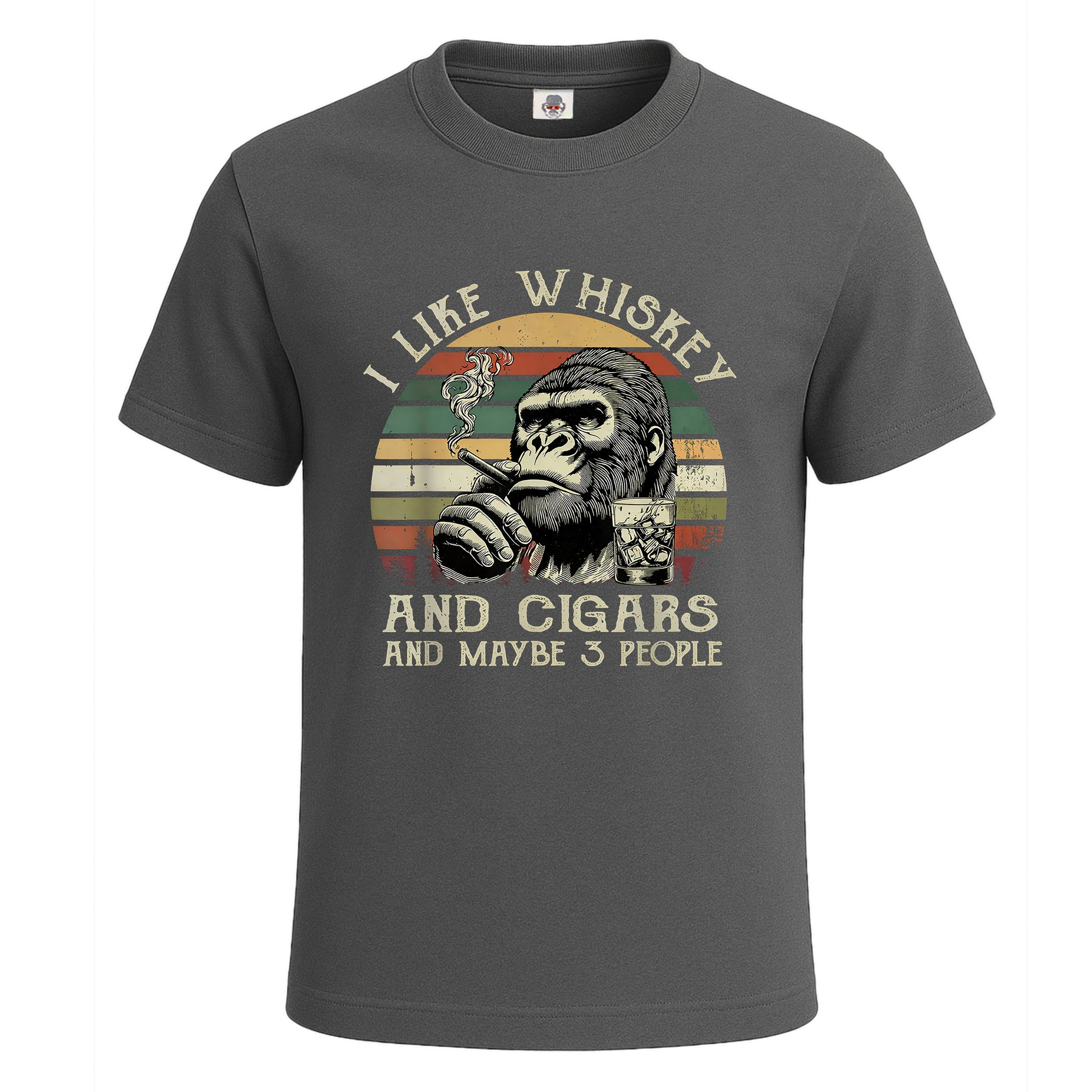 I Like Whiskey | T-Shirt For Men's Charcoal I Like Whiskey | T-Shirt For Men's